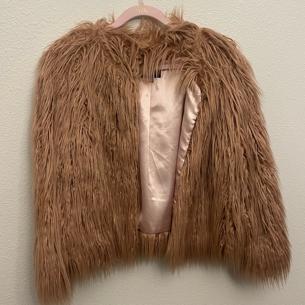 fake fur coat